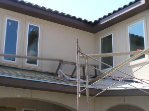 Stucco on Upper Front