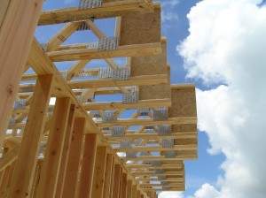 joist overhanging into living room