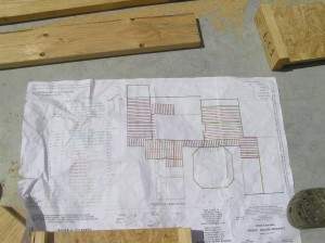 Beam, joist layout drawing