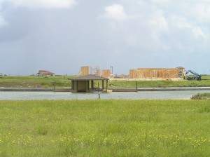 House view from across the lake