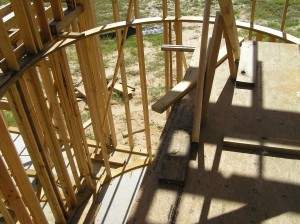 Looking down at Stairwell