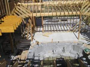 View from Galley Balcony overlooking Courtyard