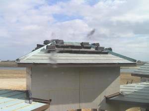 Entryway-Clay tiles on Roof
