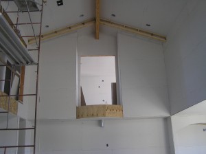 Sheetrock in Kitchen