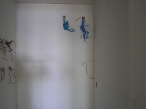 Sheetrock in A/V room