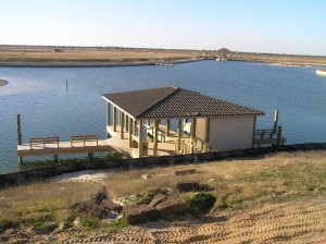 View of boatdock from bedroom balcony