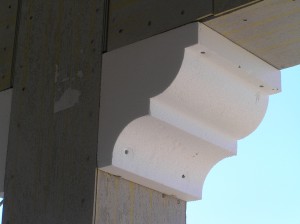 Corbels installed on Back Porch