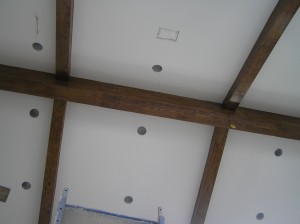 Stained Beams in Greatroom