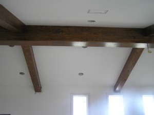Stained Beams in Greatroom