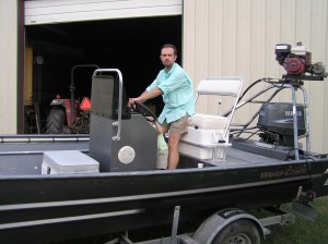 New seat for Flounder Boat