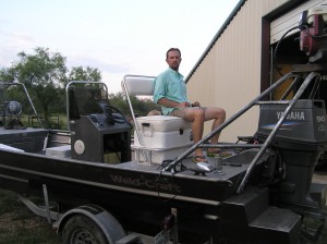 New seat for Flounder Boat