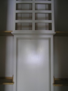 Storage cabinet in Master Closet