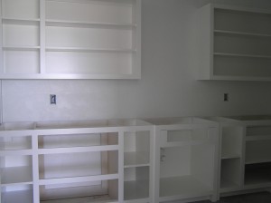 Cabinets in Tackle Room