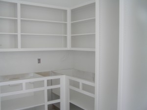 Cabinets in Tackle Room