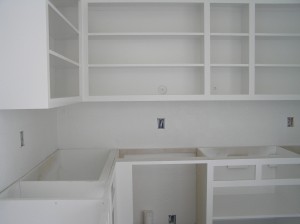 Cabinets in Tackle Room