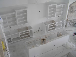 View of Kitchen from Upstairs Gallery