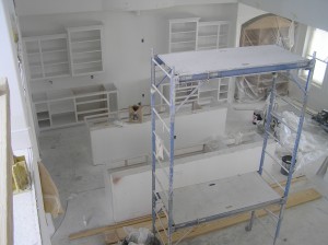 View of Kitchen from Upstairs Gallery