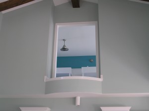 View of Game room from downstairs