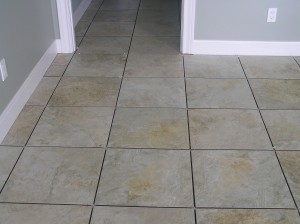 Tile laid in Master