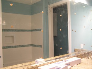 Mirror in Shared Bath