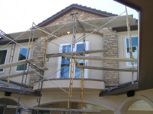 Stone on Balcony