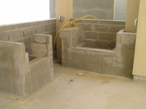 Frame for outdoor kitchen
