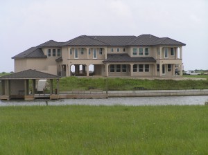 Distance view of house from Pool