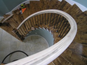 Entryway Stairs (Still Needs Stain)