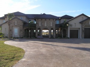 Front View with Landscaping