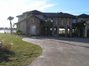 Front View with Landscaping