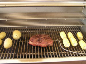 What's for Dinner.  Really love the Memphis Pellet Grill