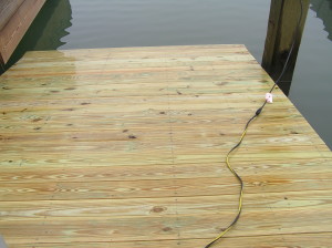 Gator Lifter Ramp at Dock