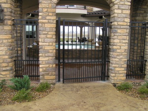 Courtyard Front Gate
